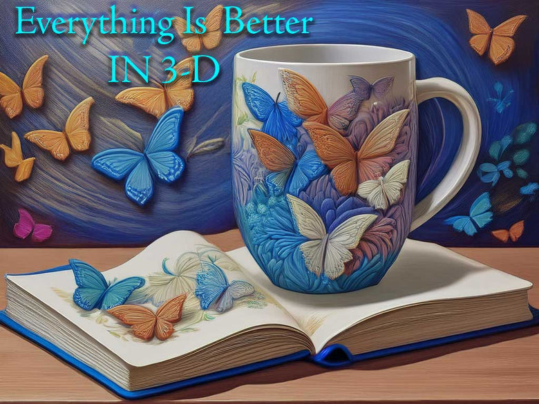 3-D Mugs and Tumblers Collection