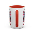 American Bald Eagle Accent Coffee Mug with Stars & Stripes
