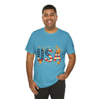 USA Flag Stars T-Shirt — Patriotic American Independence Day Tee