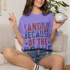 Patriotic T-Shirt: Land of the Free Because of the Brave