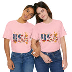 USA Flag Stars T-Shirt — Patriotic American Independence Day Tee