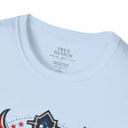 Christian Cross T-Shirt — "One Nation Under God" Patriotic Graphic Tee