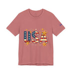 USA Flag Stars T-Shirt — Patriotic American Independence Day Tee
