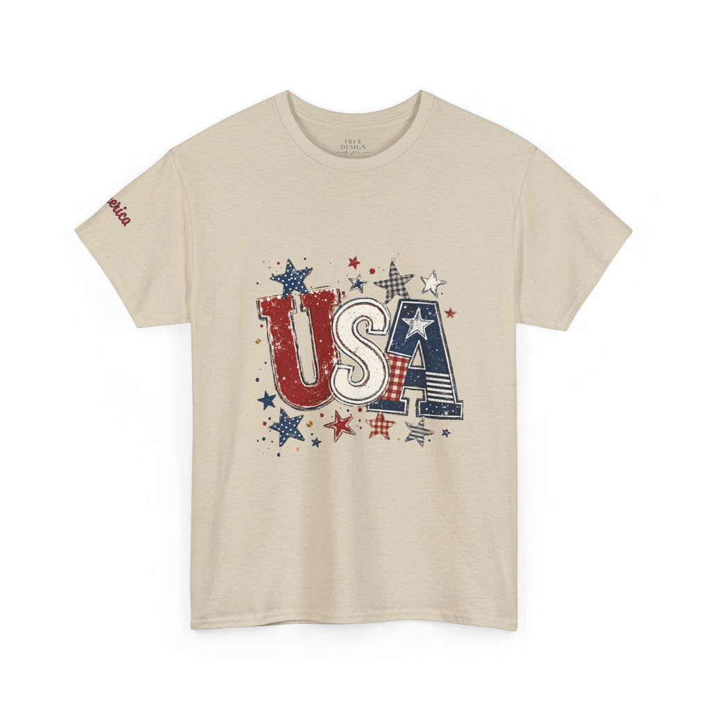 Patriotic USA Stars T-Shirt — Fourth of July American Flag Tee