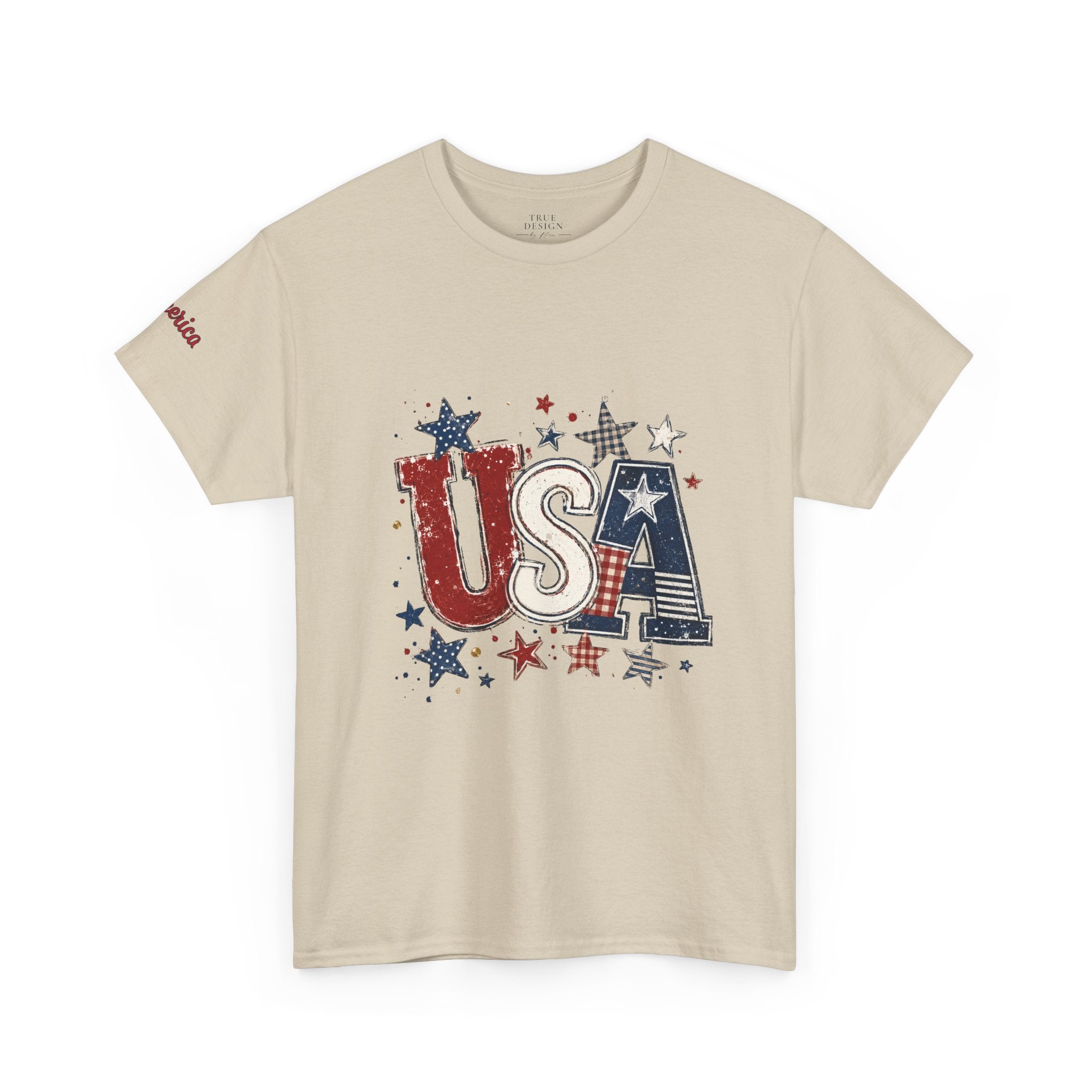 Patriotic USA Stars T-Shirt — Fourth of July American Flag Tee