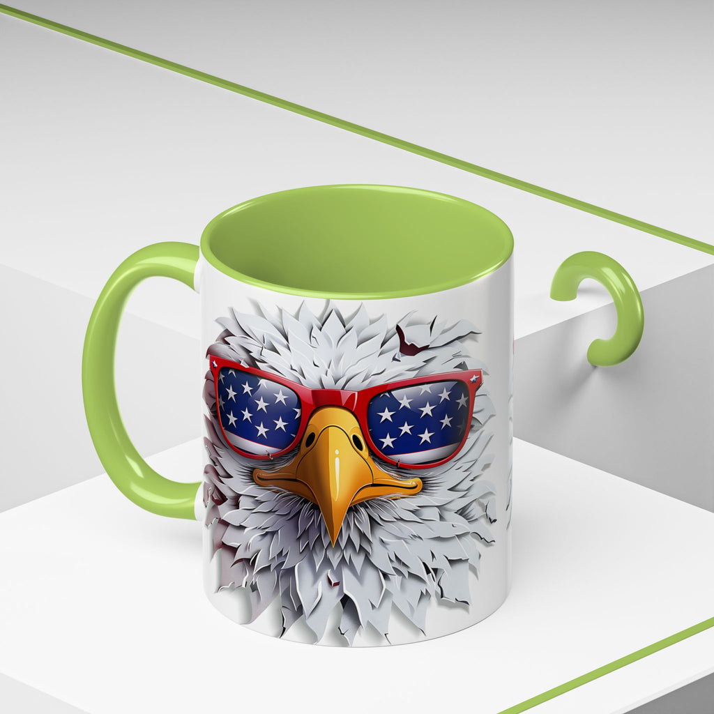 Patriotic Eagle Coffee Mug – Bold Design for Coffee Lovers