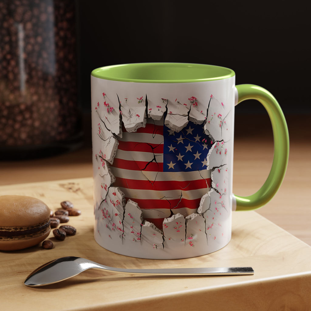 American Flag Coffee Mug – Patriotic Design