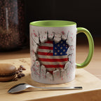 American Flag Coffee Mug – Patriotic Design