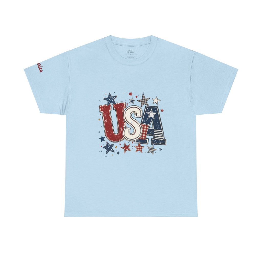 Patriotic USA Stars T-Shirt — Fourth of July American Flag Tee