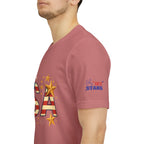 USA Flag Stars T-Shirt — Patriotic American Independence Day Tee