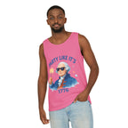 Party Like It's 1776 Tank Top — Patriotic George Washington Graphic