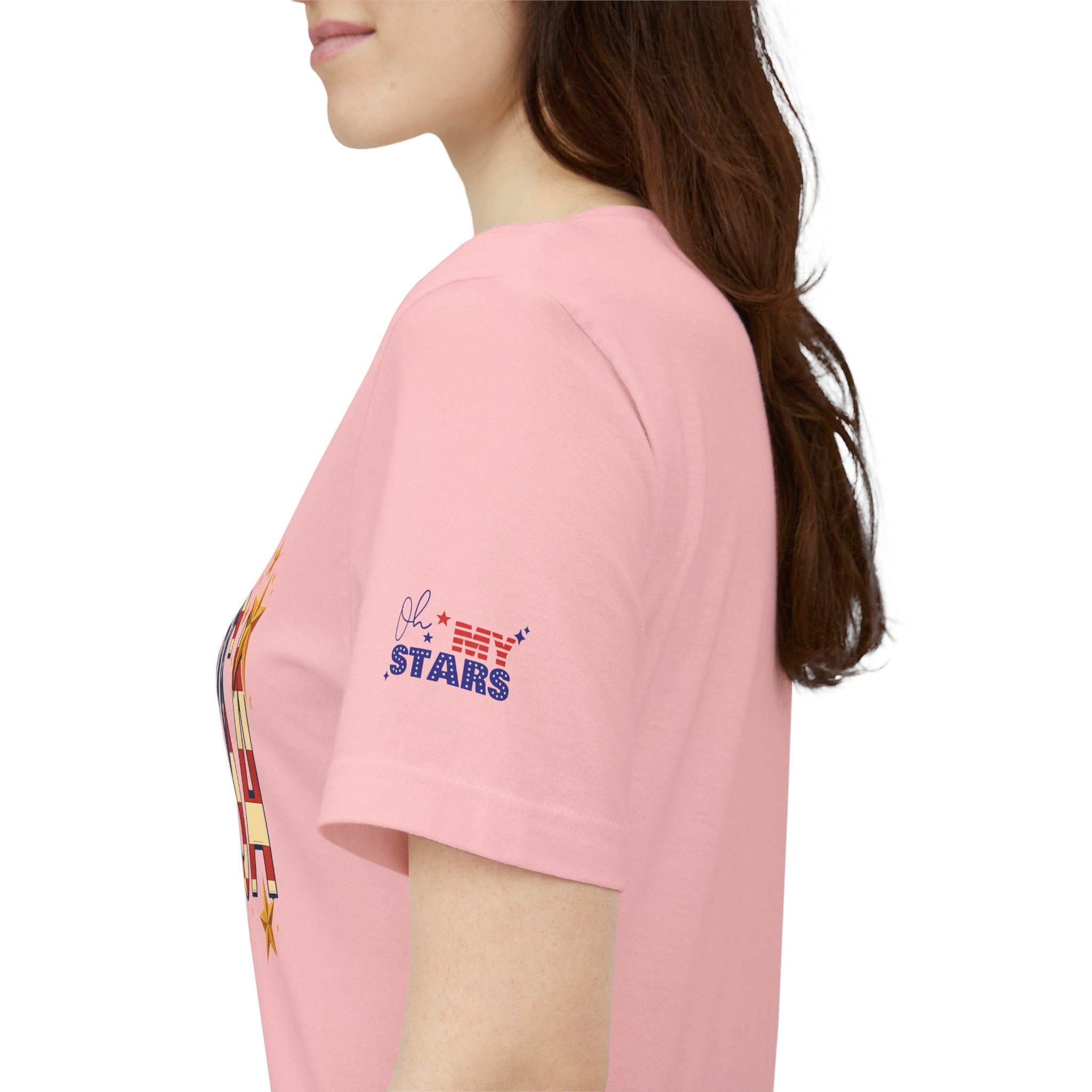 USA Flag Stars T-Shirt — Patriotic American Independence Day Tee