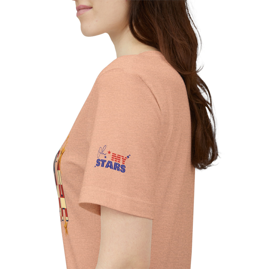 USA Flag Stars T-Shirt — Patriotic American Independence Day Tee