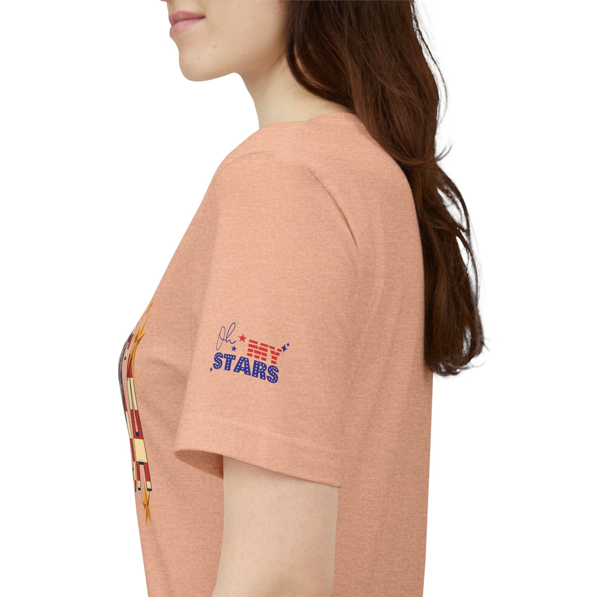 USA Flag Stars T-Shirt — Patriotic American Independence Day Tee