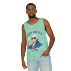 Party Like It's 1776 Tank Top — Patriotic George Washington Graphic