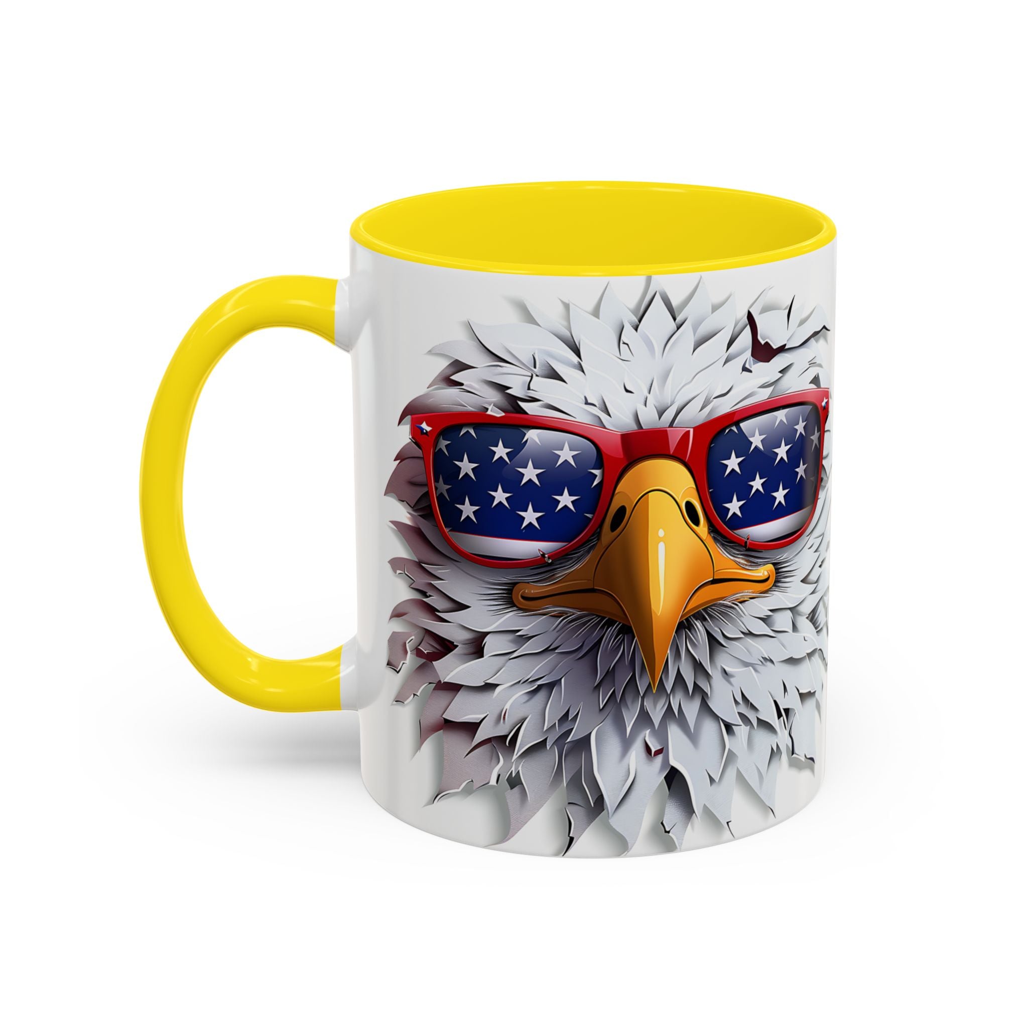 Patriotic Eagle Coffee Mug – Bold Design for Coffee Lovers
