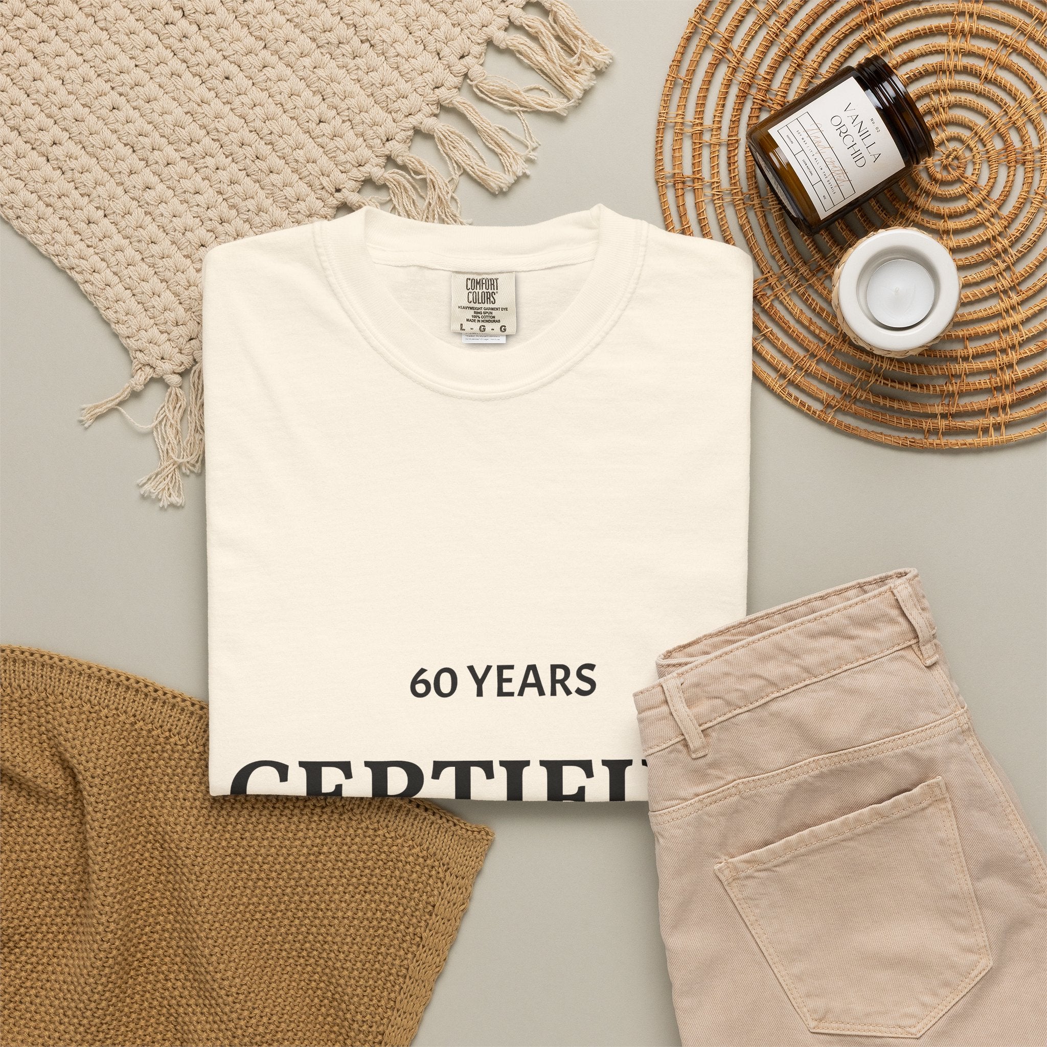 Certified Classic T-Shirt - 60 Years Retro Minimalist Tee