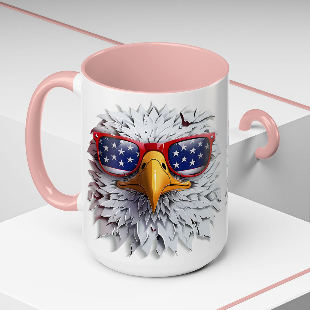 Patriotic Eagle Coffee Mug – Bold Design for Coffee Lovers