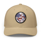 American Flag Patch Trucker Cap — Patriotic Snapback Hat