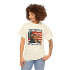 Patriotic George Washington Tee — "They Hate U.S. Because They Ain't U.S."