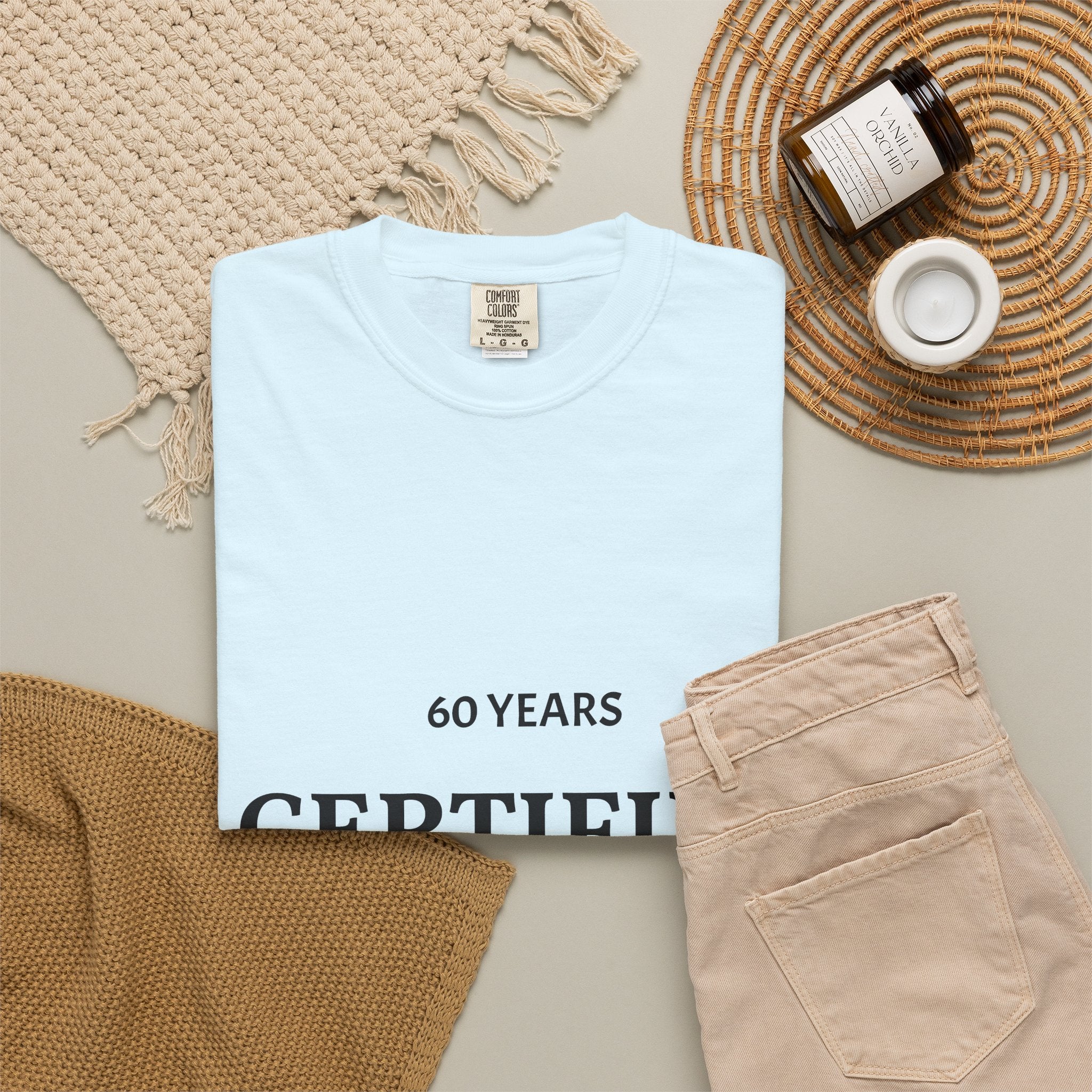 Certified Classic T-Shirt - 60 Years Retro Minimalist Tee