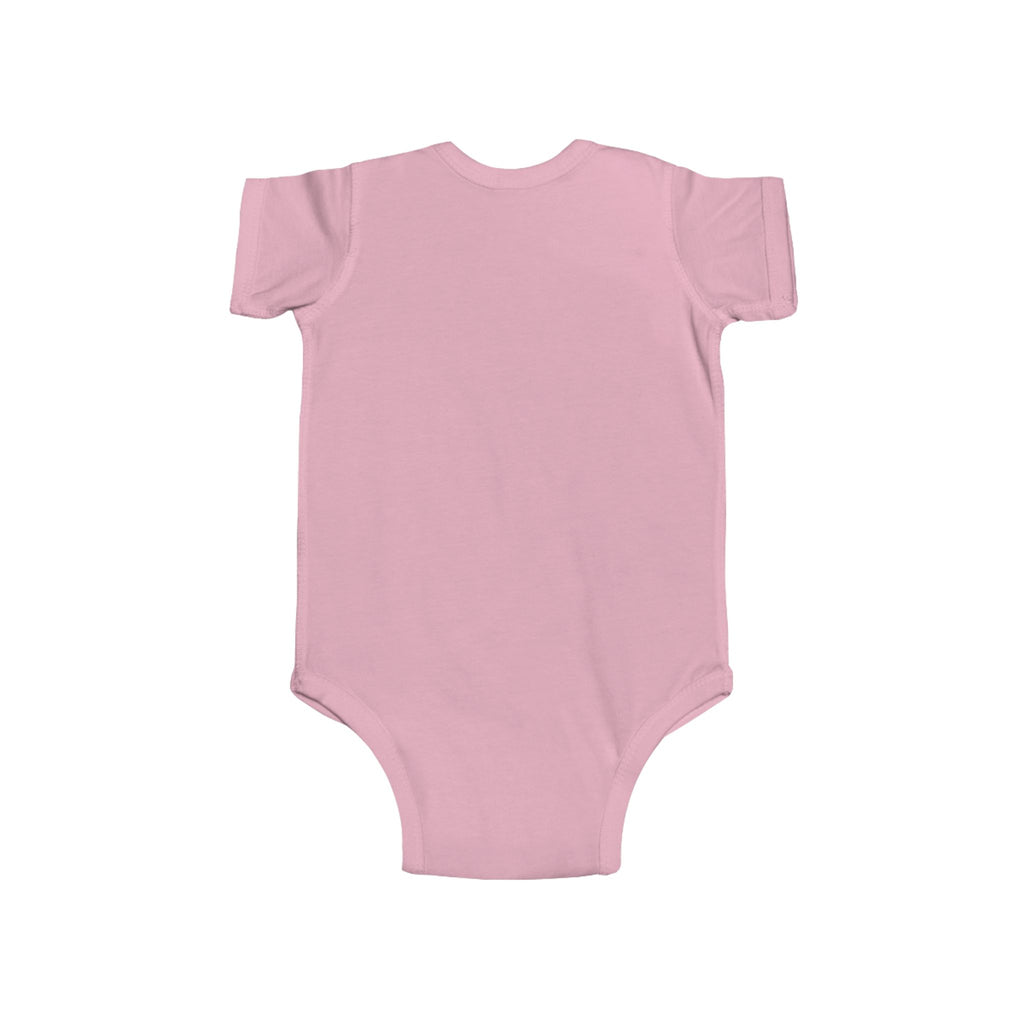 Floral Heart Personalized Baby Onesie for Infants