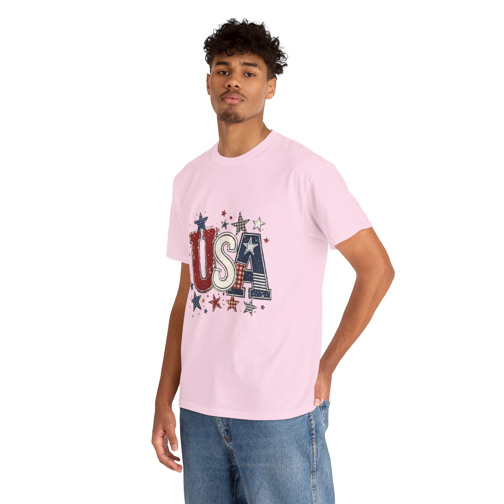 Patriotic USA Stars T-Shirt — Fourth of July American Flag Tee