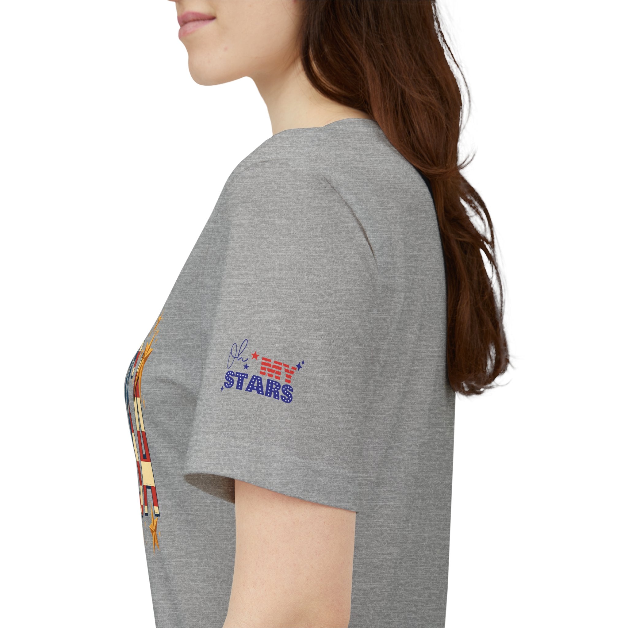 USA Flag Stars T-Shirt — Patriotic American Independence Day Tee