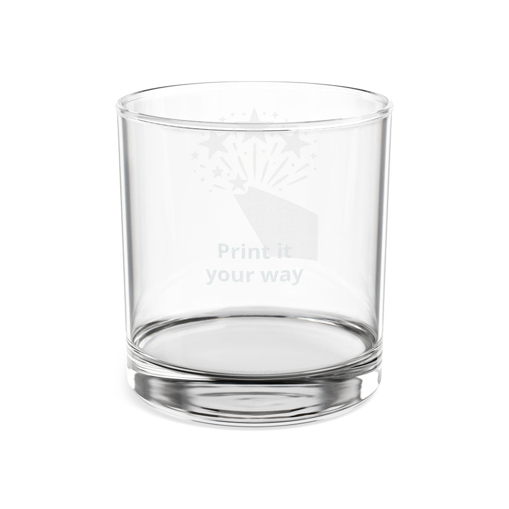 Engraved Stars & Stripes Customizable Whiskey Glass