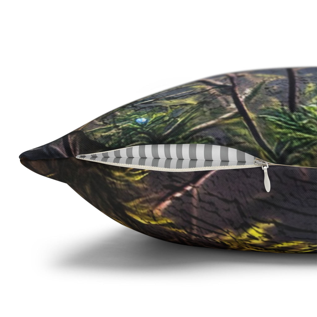 Blue and Yellow Butterfly Decorative Pillow Cover