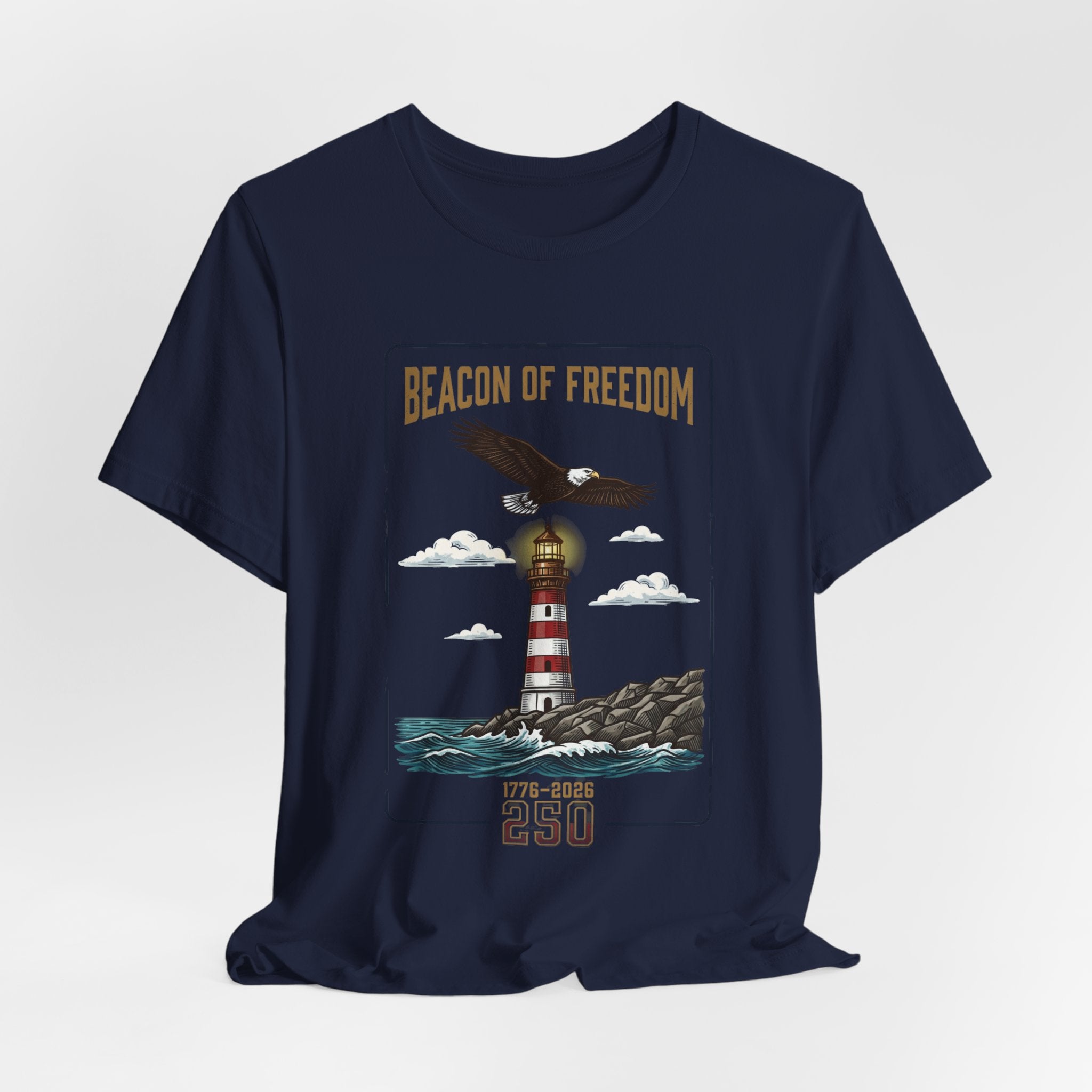 250th Anniversary Patriotic Lighthouse Tee