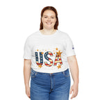 USA Flag Stars T-Shirt — Patriotic American Independence Day Tee