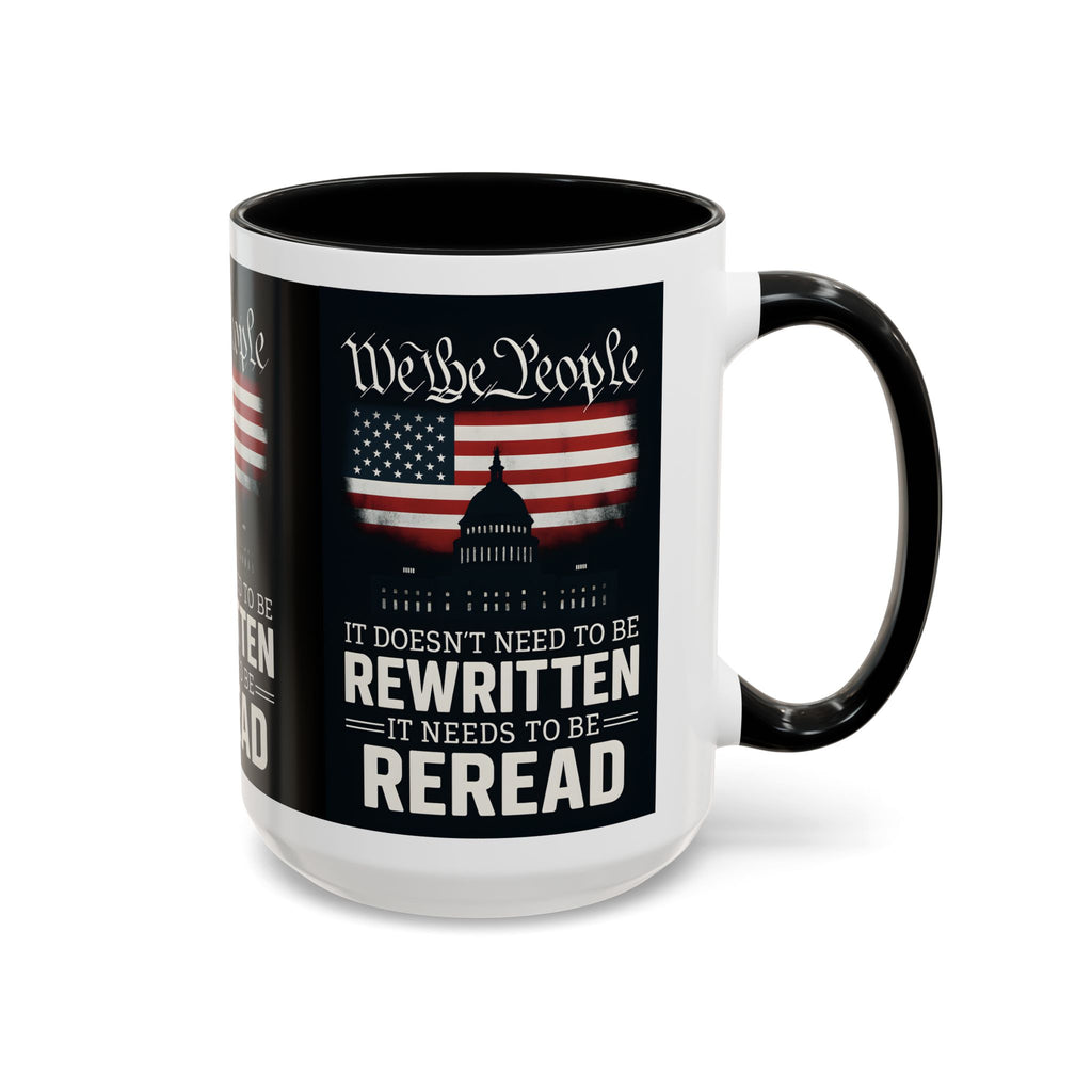 Patriotic We the People Coffee Mug - 11 & 15 oz