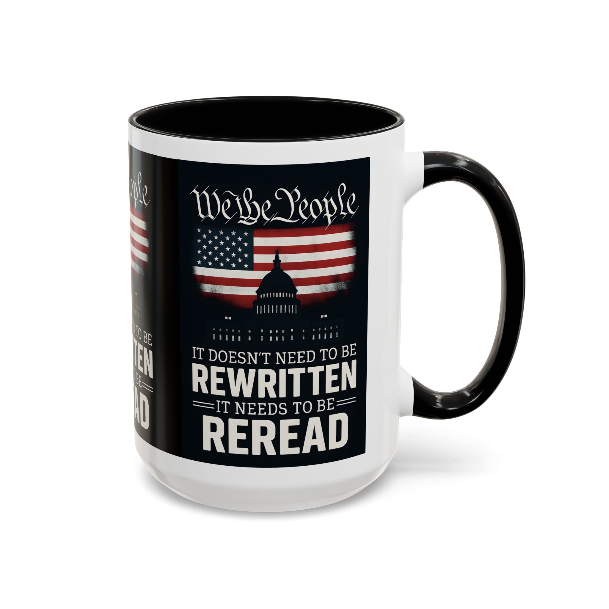 Patriotic We the People Coffee Mug - 11 & 15 oz