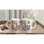 11oz Ceramic Mug for Morning Beverages - My True Design