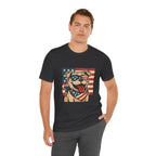 Dog's are Patriotic Too (American Flag, Funny 4th of July Shirt)