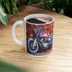 Vintage Patriot Motorcycle Ceramic Mug for Every Occasion