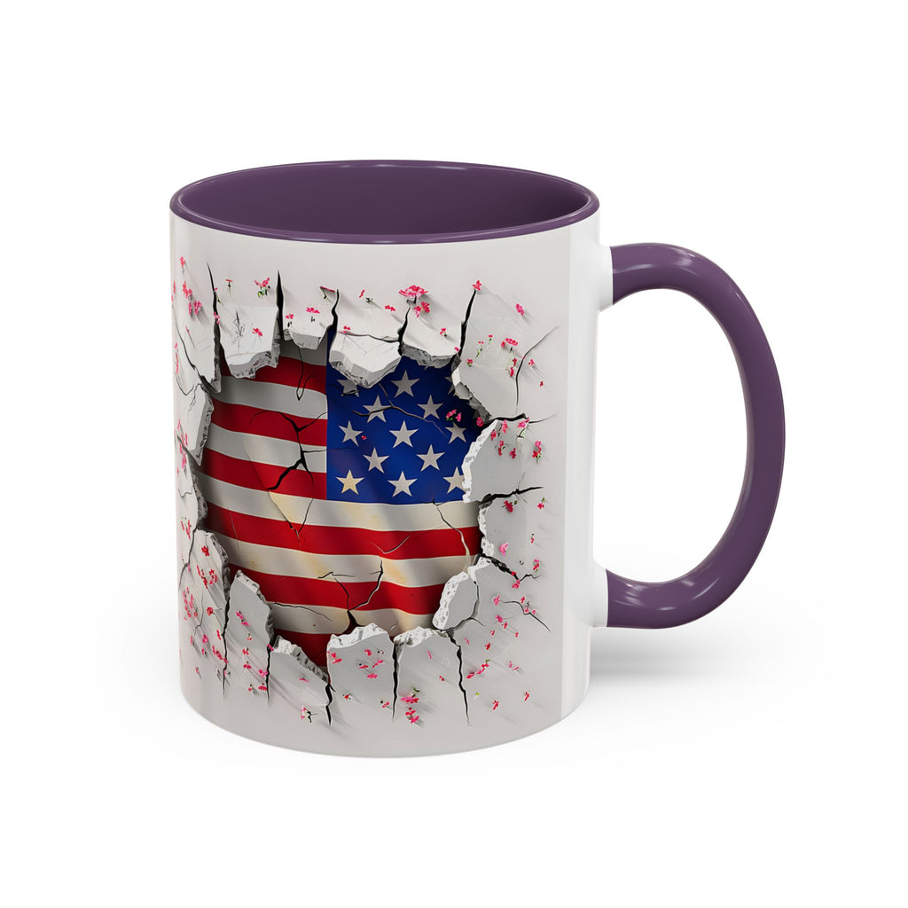 American Flag Coffee Mug – Patriotic Design