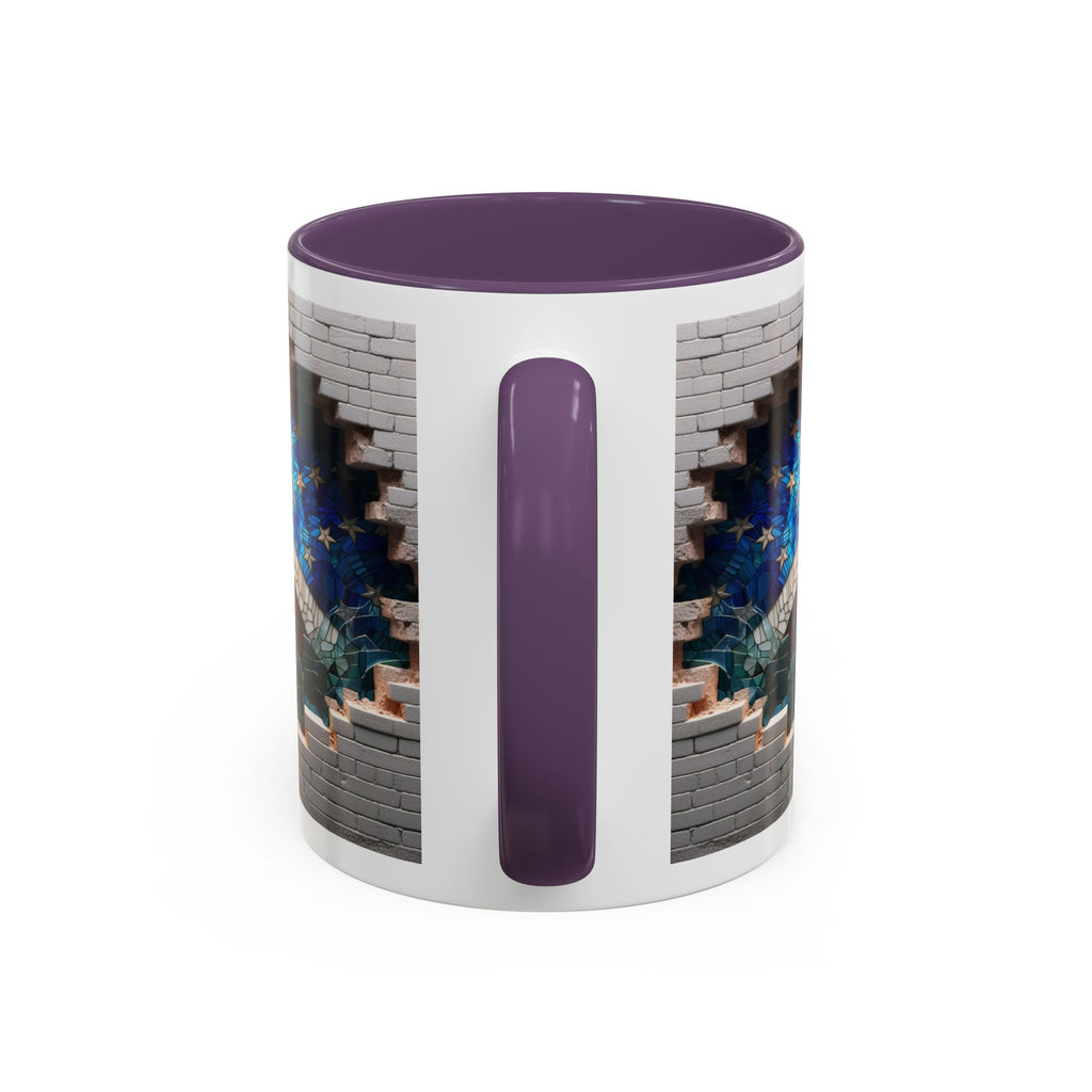 American Flag & Statue of Liberty Accent Coffee Mug – Patriotic USA Ceramic Mug