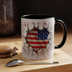 American Flag Coffee Mug – Patriotic Design