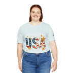 USA Flag Stars T-Shirt — Patriotic American Independence Day Tee