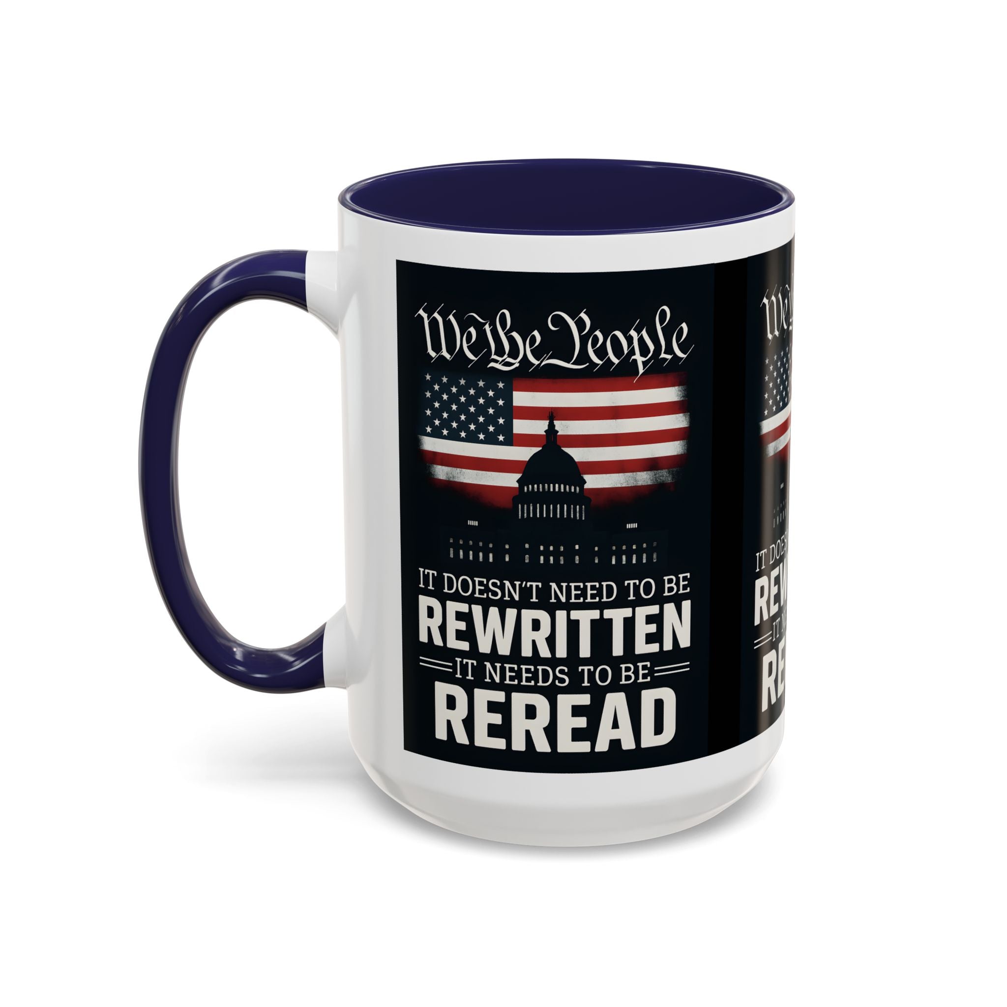 Patriotic We the People Coffee Mug - 11 & 15 oz