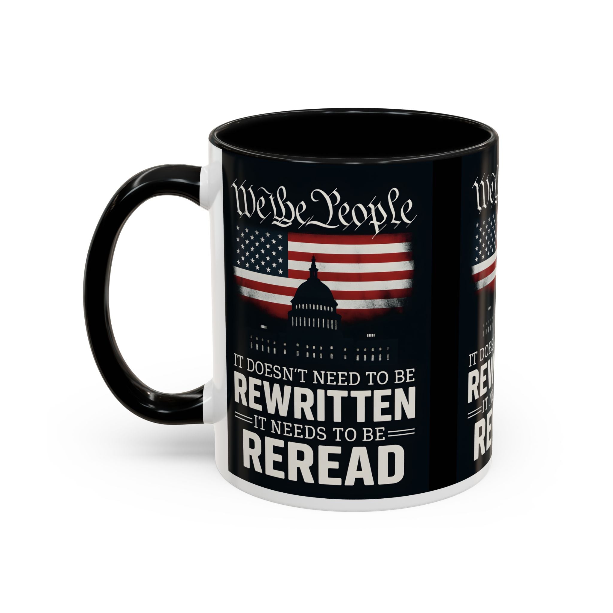 Patriotic We the People Coffee Mug - 11 & 15 oz