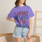 Patriotic T-Shirt: Land of the Free Because of the Brave