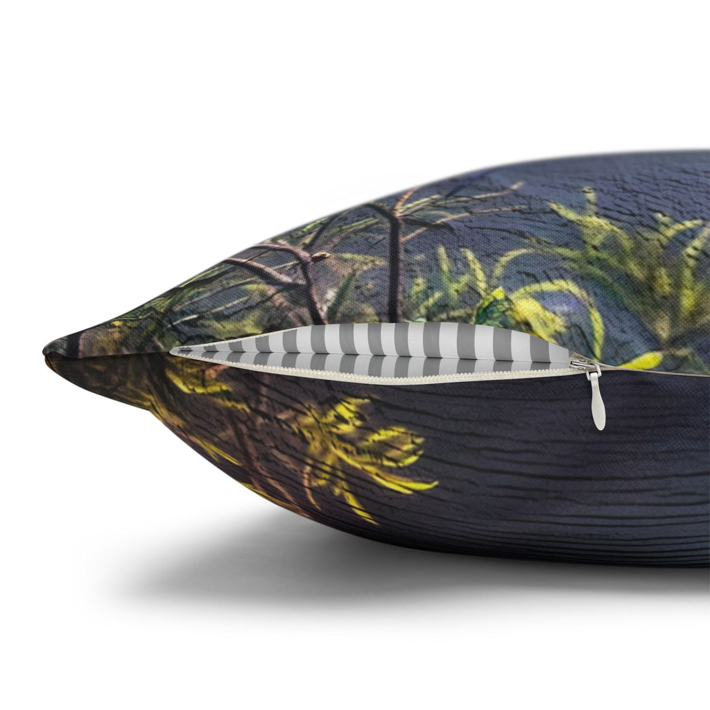 Blue and Yellow Butterfly Decorative Pillow Cover