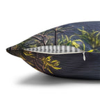 Blue and Yellow Butterfly Decorative Pillow Cover