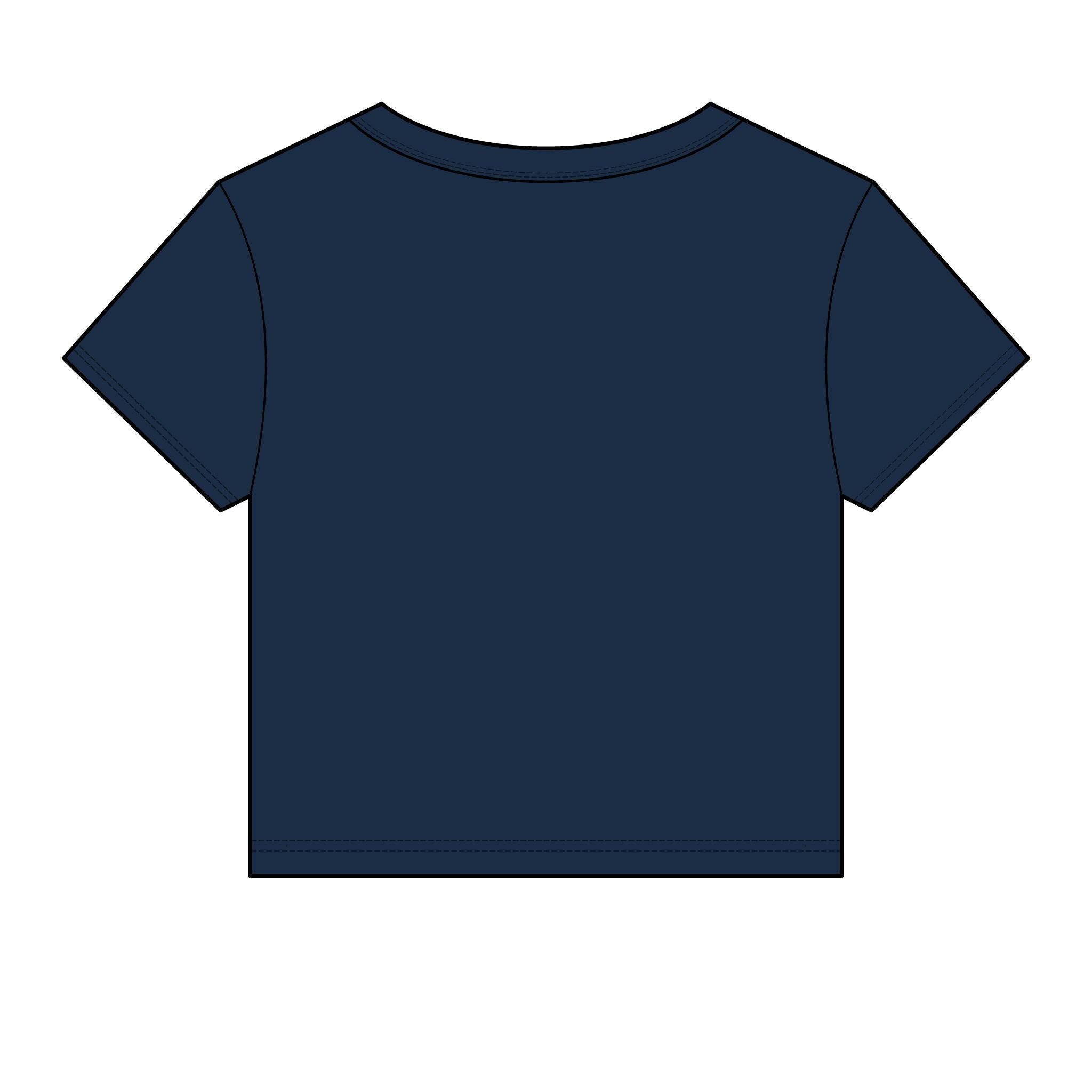USA Floral Heart Baby Tee for Women – 4th of July