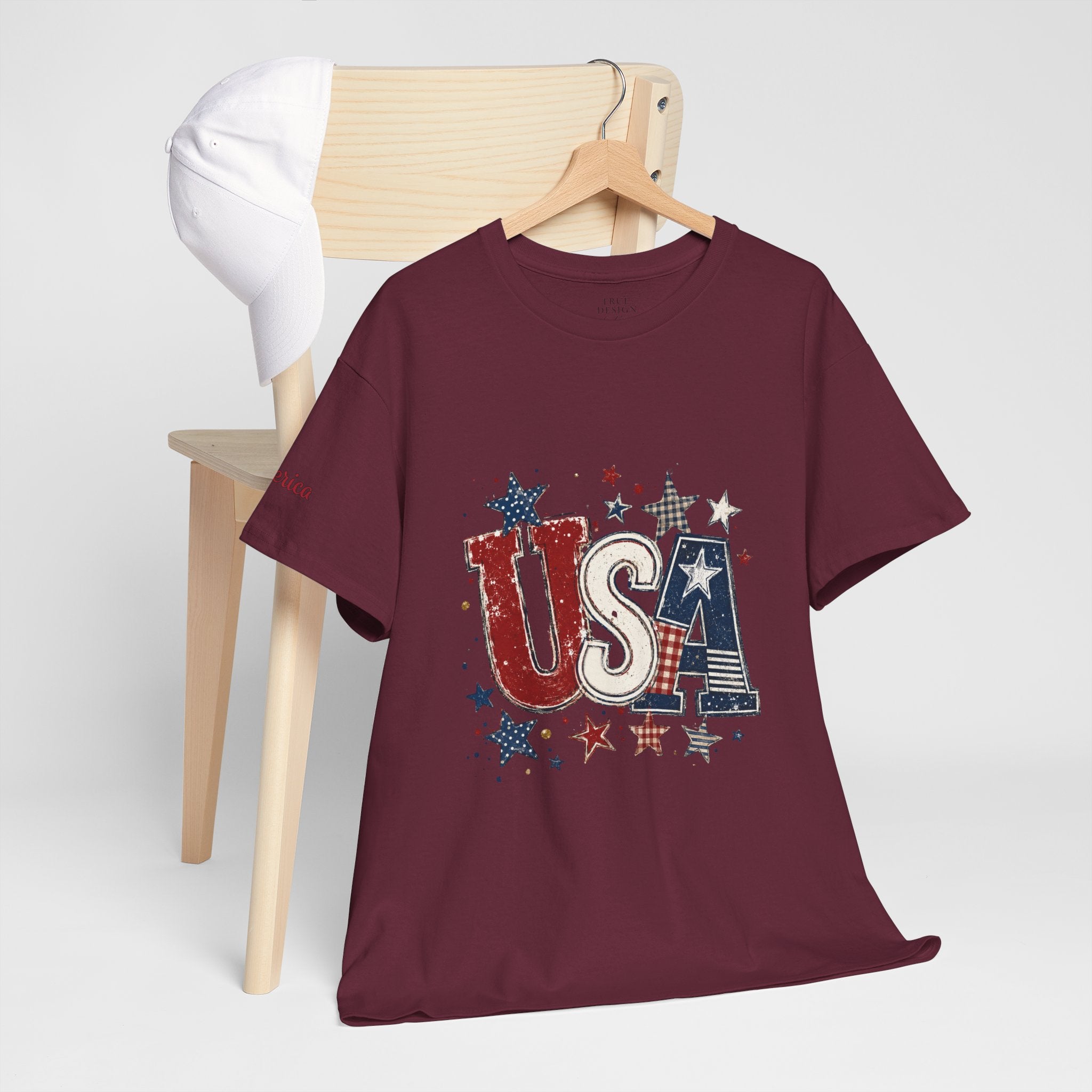 Patriotic USA Stars T-Shirt — Fourth of July American Flag Tee