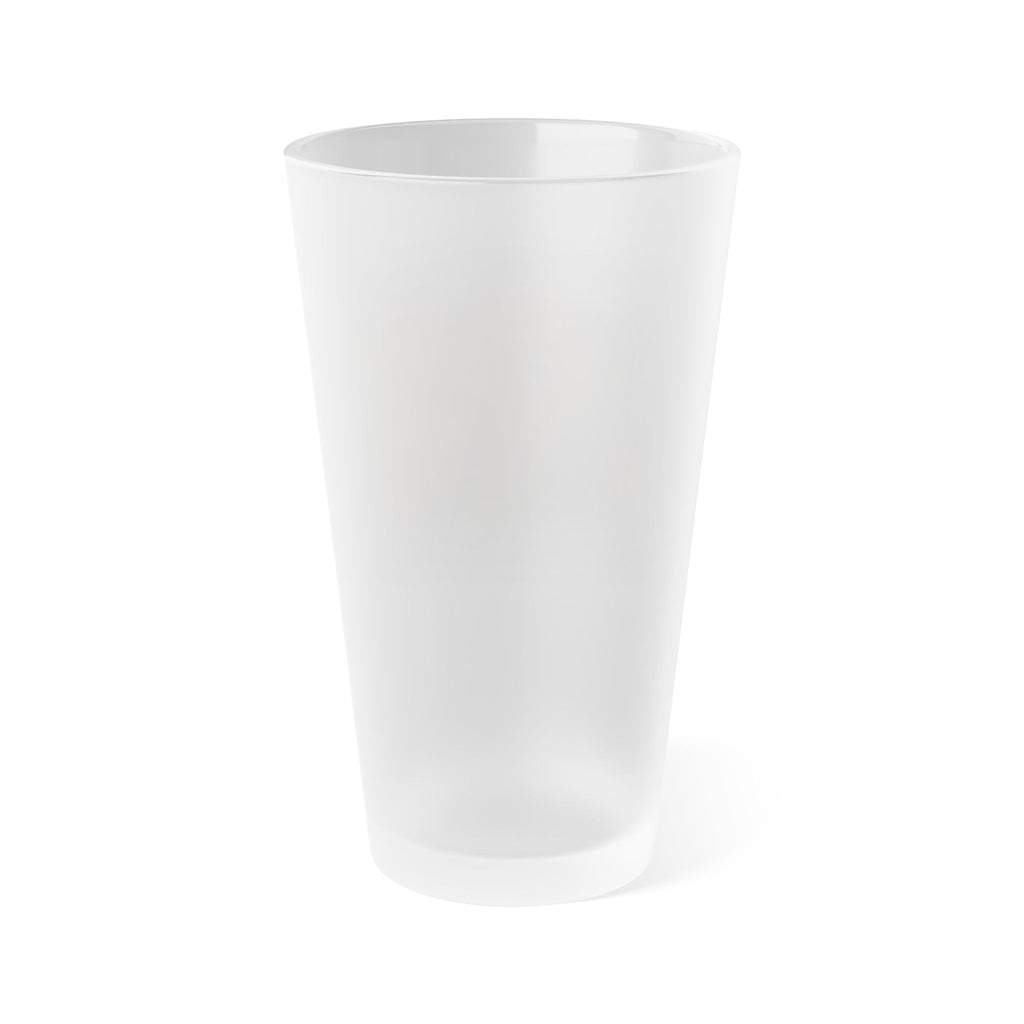 Patriotic Humor Frosted Pint Glass - 16oz with Vintage Print