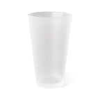 Patriotic Humor Frosted Pint Glass - 16oz with Vintage Print